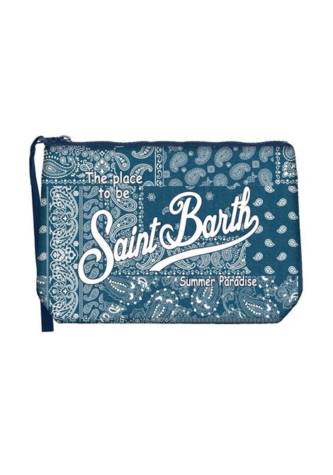 Pochette Mc2 Saint Barth Aline Bandana Plaid blu scuba unisex MC2 SAINT BARTH | Pochette | ALINE00199H61